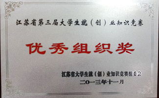 siso获省大学生就 创 业知识竞赛优秀组织奖